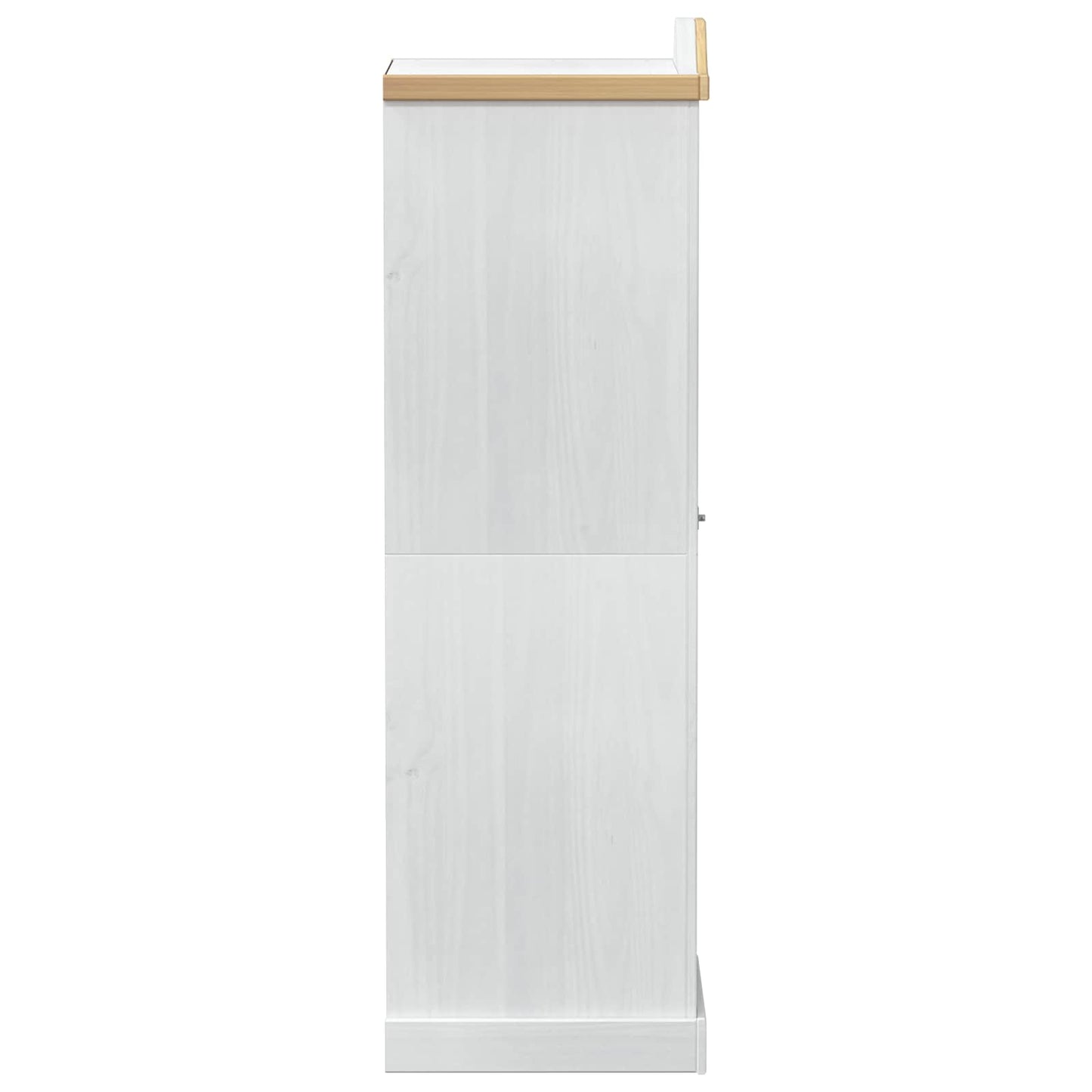 Kasten met plank Wit 55 x 52 x 170 cm Massief grenenhout