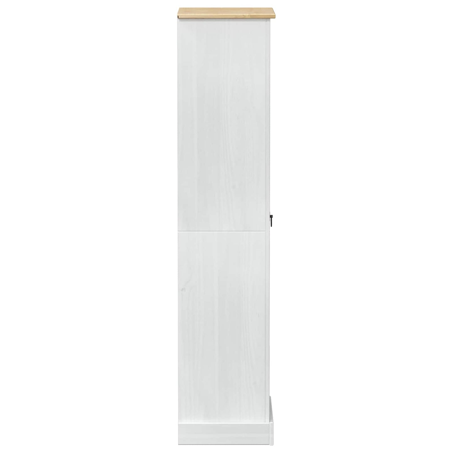 Kasten met lade Wit 55 x 38 x 170 cm Massief grenenhout