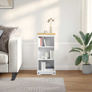 Boekenkast massief grenenhout 46x29x100 cm wit