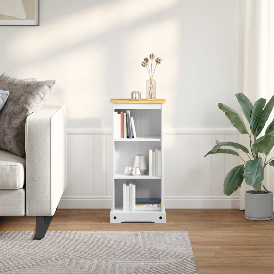 Boekenkast Wit 46 x 29 x 100 cm Massief grenenhout