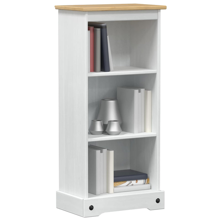 Boekenkast Wit 46 x 29 x 100 cm Massief grenenhout