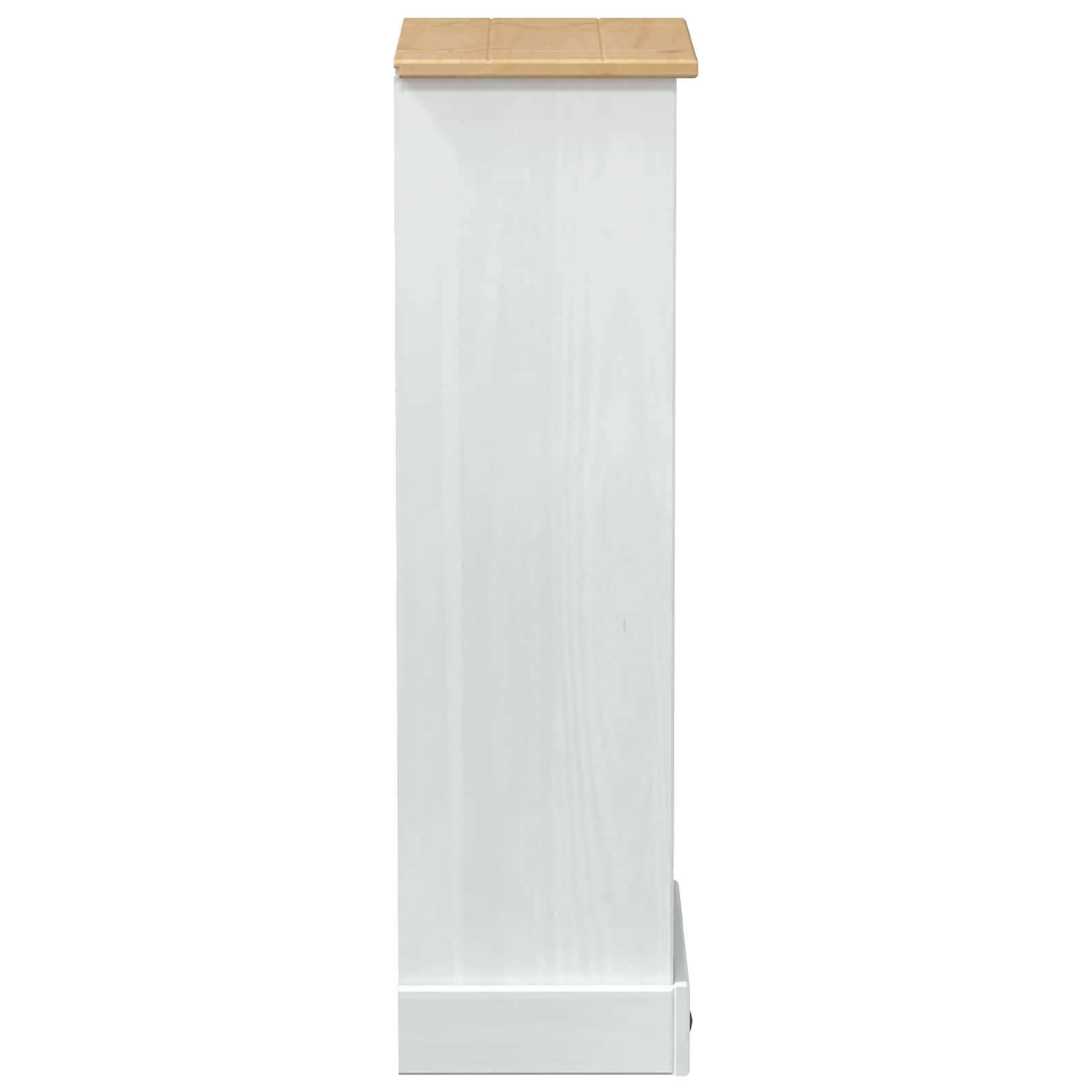 Boekenkast Wit 46 x 29 x 100 cm Massief grenenhout