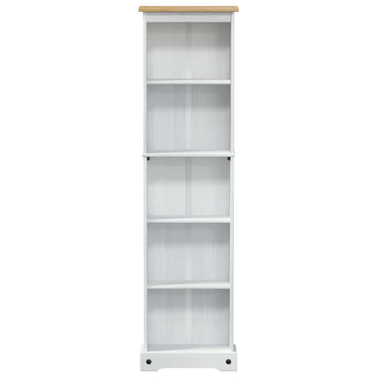 Boekenkast Wit 46 x 20 x 170 cm Massief grenenhout
