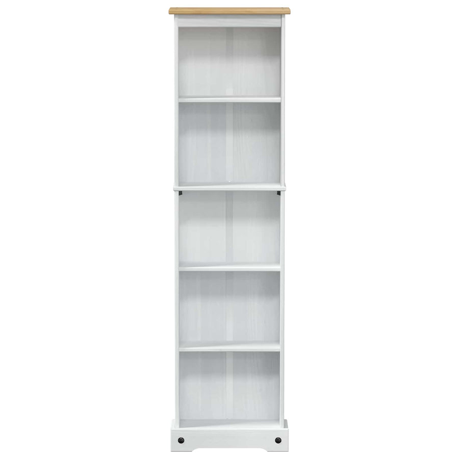 Boekenkast Wit 46 x 20 x 170 cm Massief grenenhout