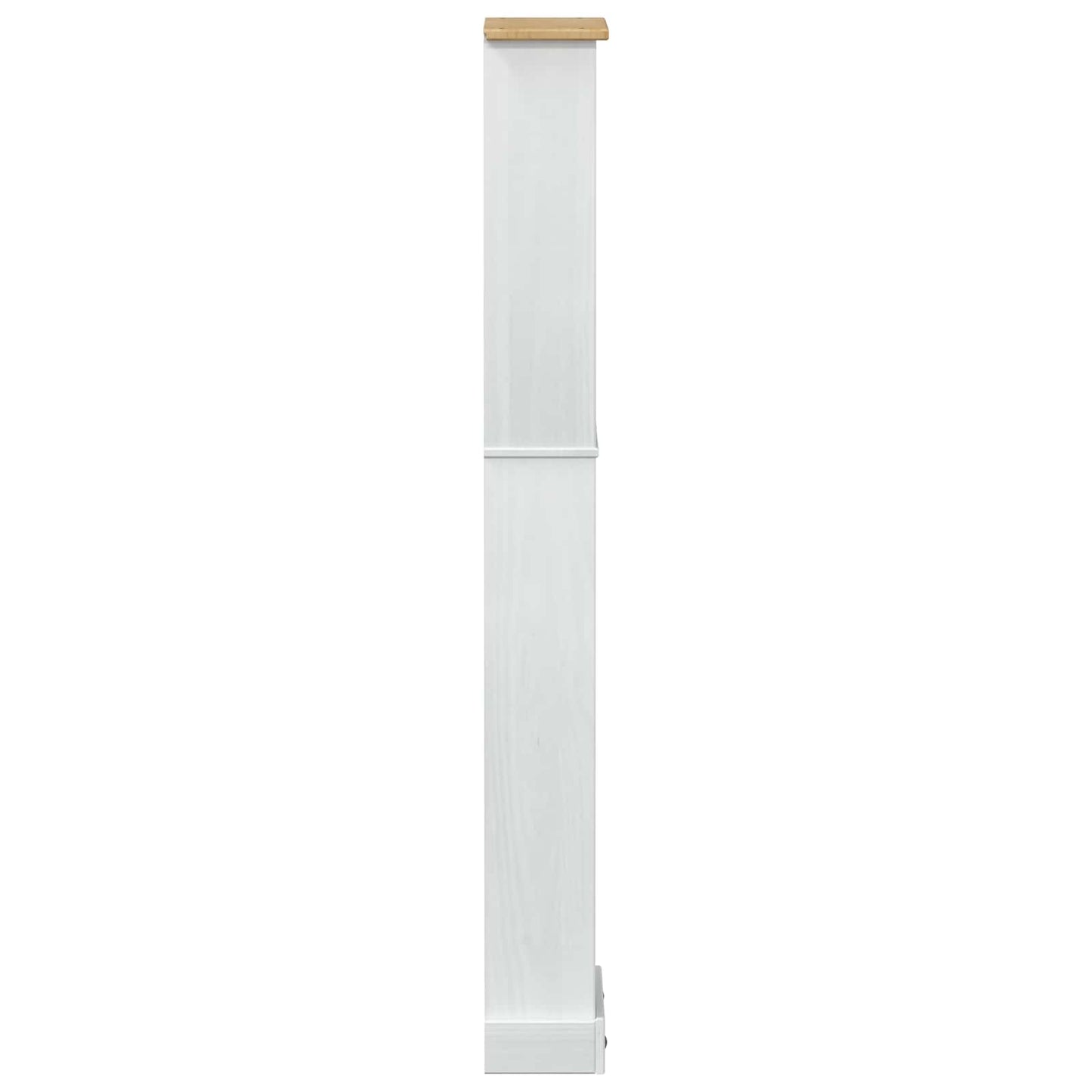 Boekenkast Wit 46 x 20 x 170 cm Massief grenenhout