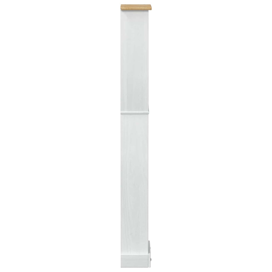 Boekenkast Wit 46 x 20 x 170 cm Massief grenenhout