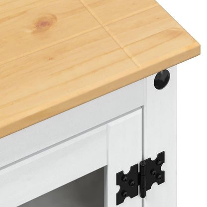 HiFi kast Wit 60 x 50 x 82 cm Massief grenenhout