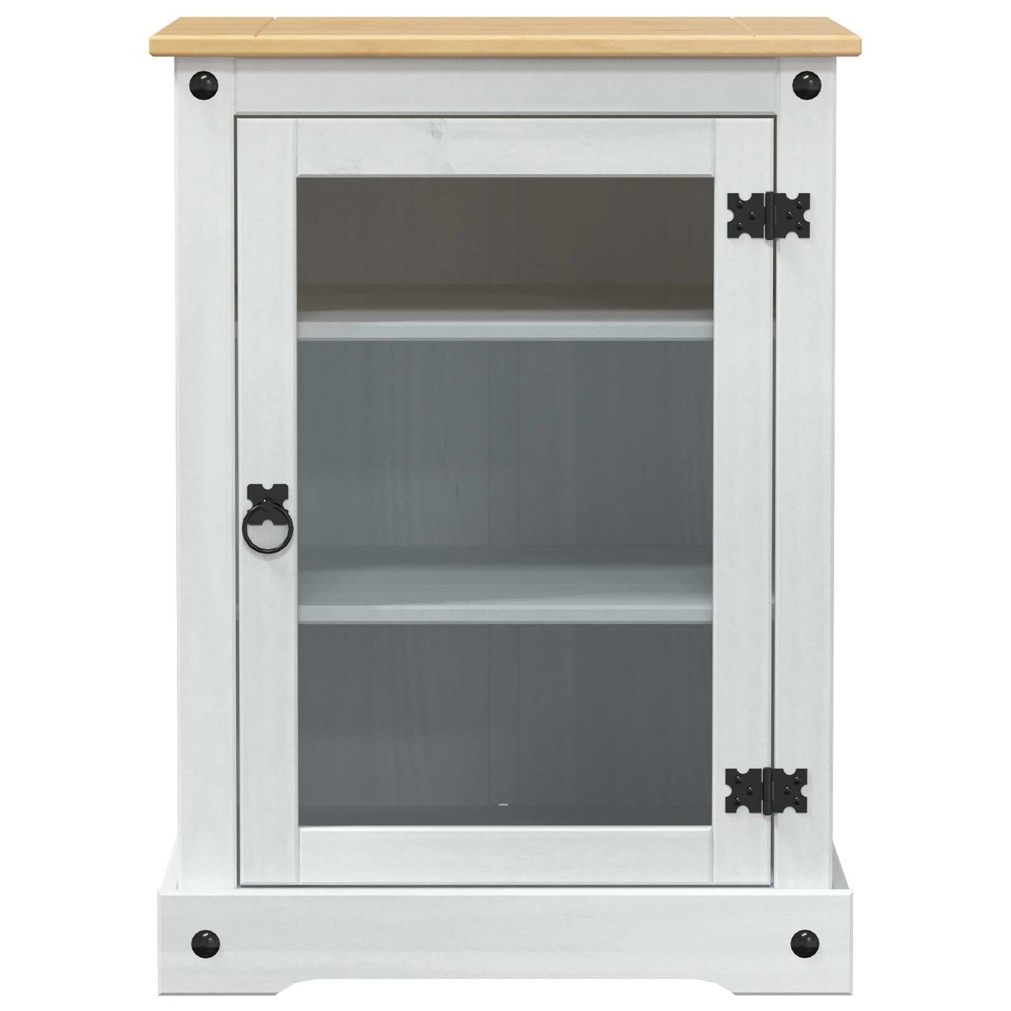 HiFi kast Wit 60 x 50 x 82 cm Massief grenenhout