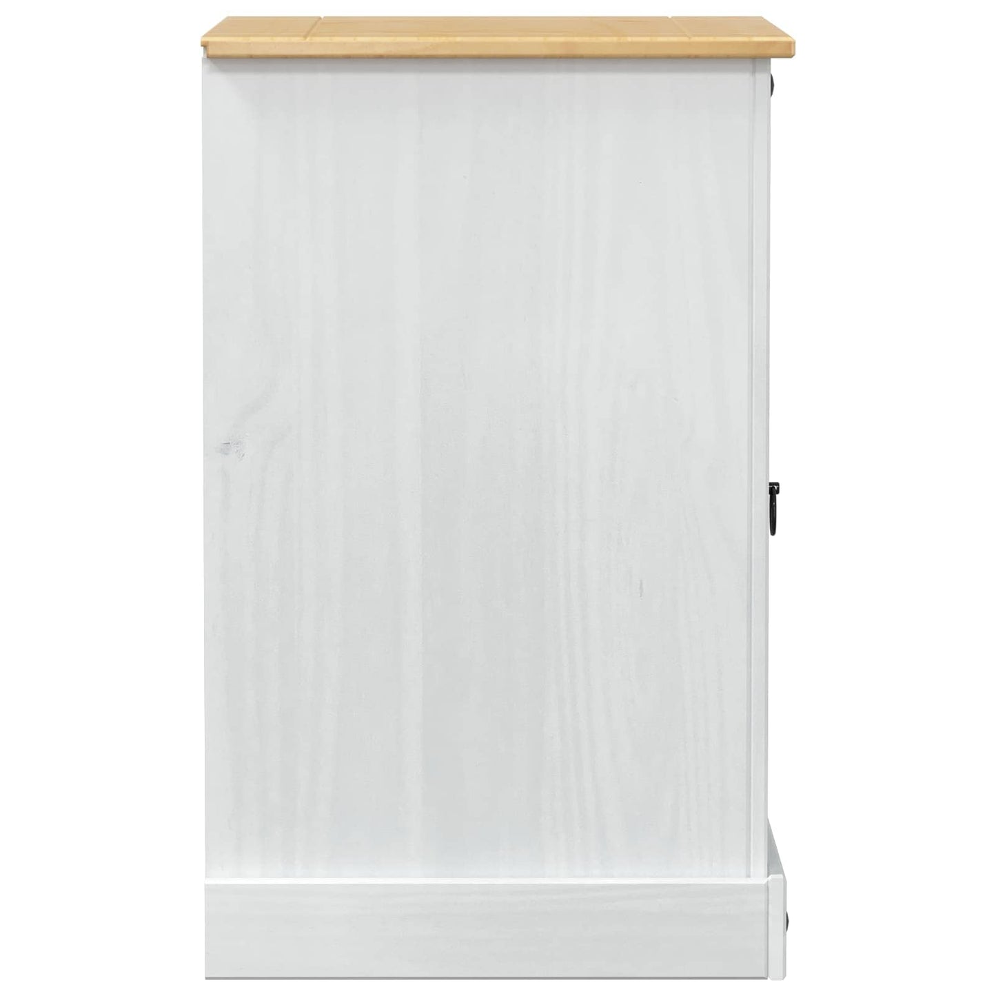 HiFi kast Wit 60 x 50 x 82 cm Massief grenenhout