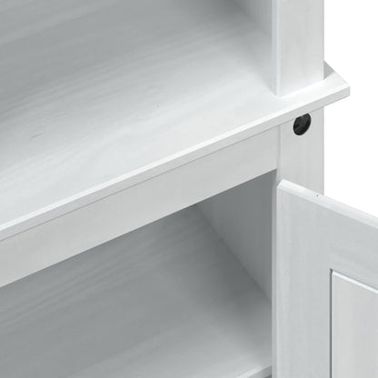 Schoenenkast Wit 86 x 38.5 x 1080 cm Massief grenenhout