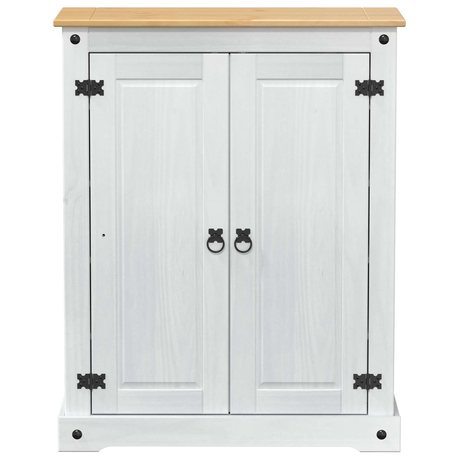 Schoenenkast Wit 86 x 38.5 x 1080 cm Massief grenenhout