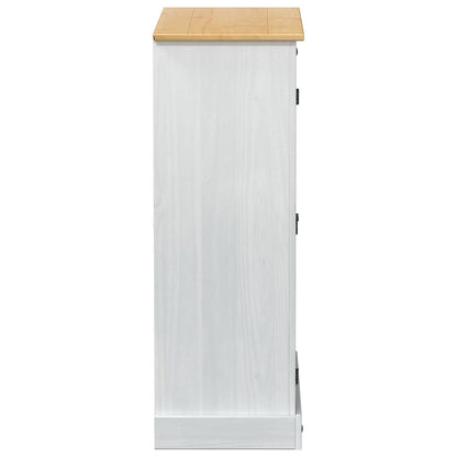 Schoenenkast Wit 86 x 38.5 x 1080 cm Massief grenenhout
