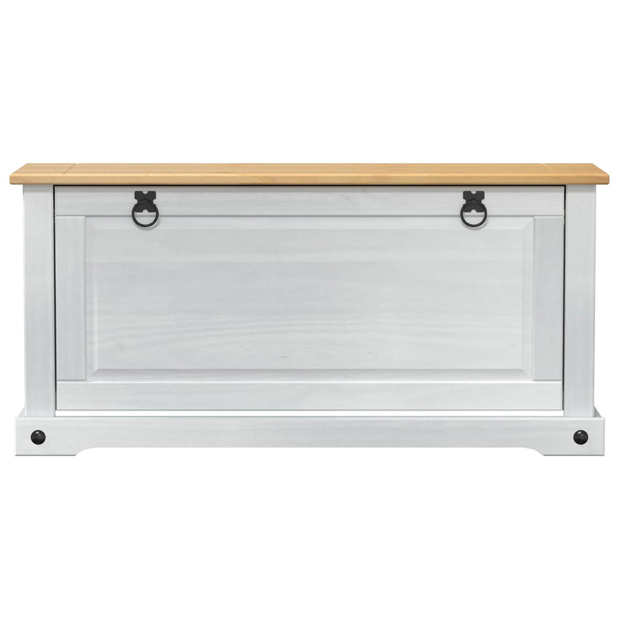 Schoenenkast Corona Wit 99 x 32 x 49 cm Massief grenenhout