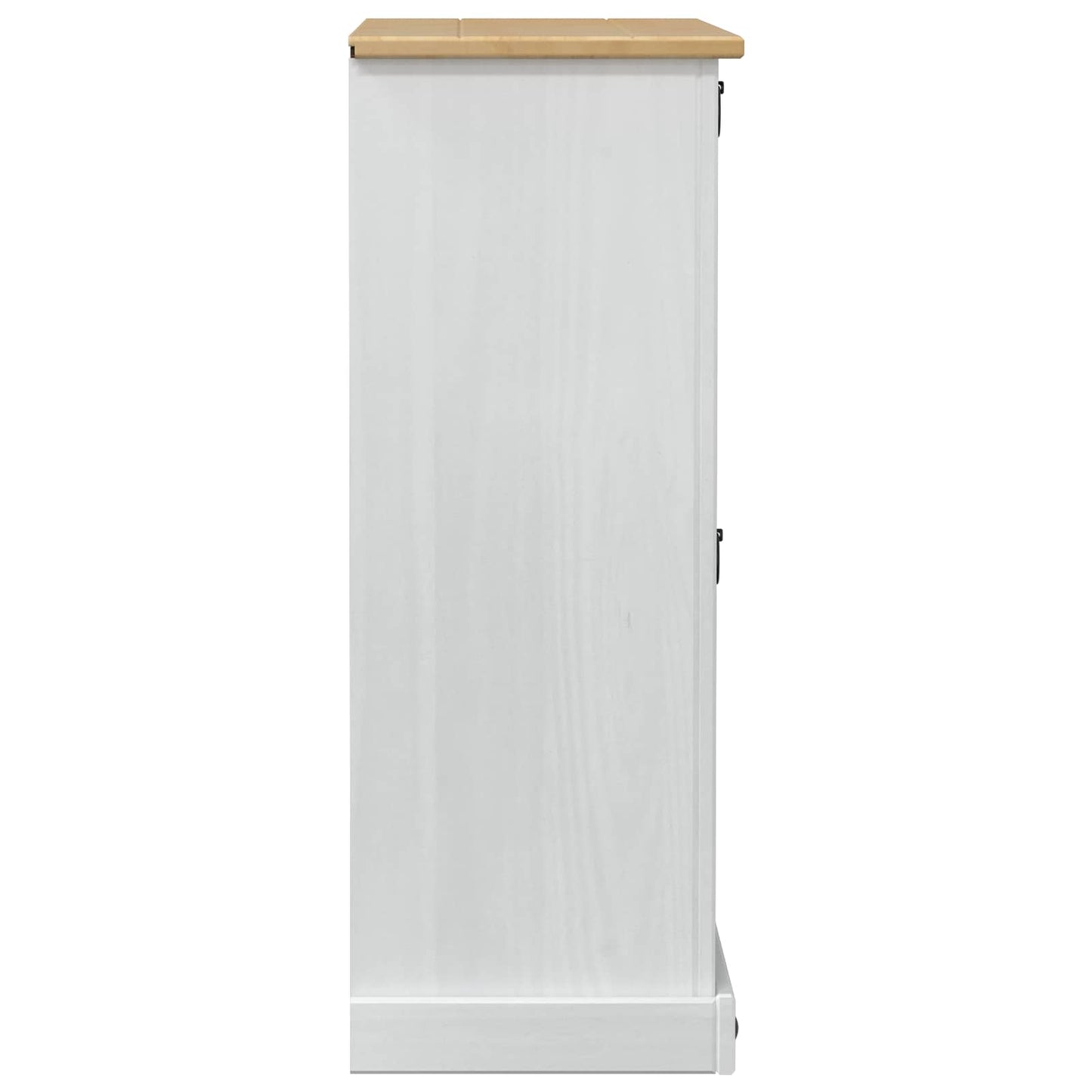 Schoenenkast Corona Wit 99 x 32 x 85 cm Massief grenenhout