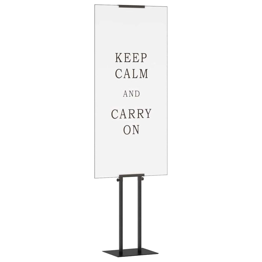 Beursdisplays Zwart 30 x 24 x 214 cm Staal