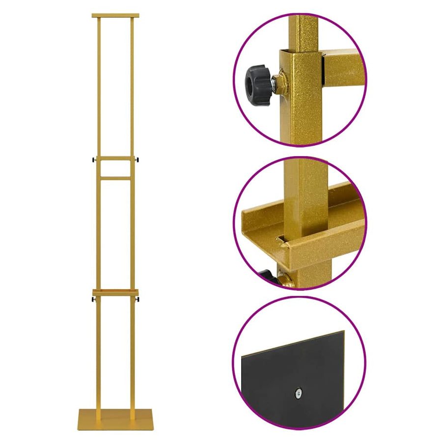 Beurs Displays Goud 30 x 24 x 214 cm Staal
