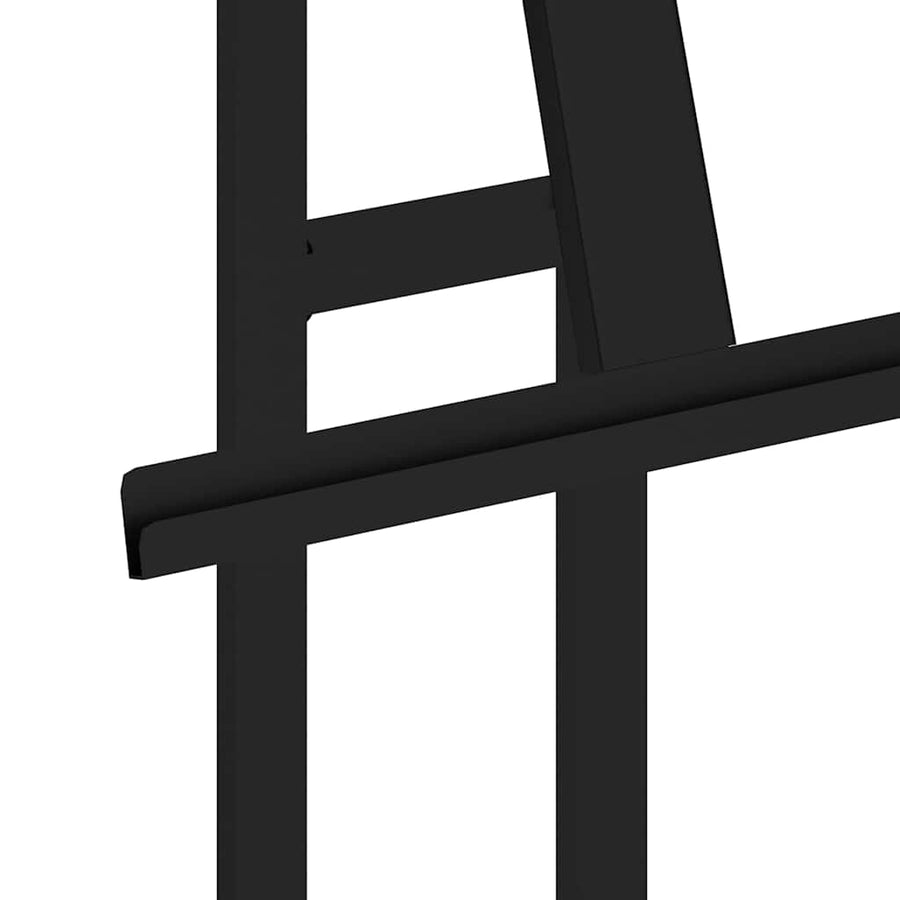Beursstand Zwart 26,5 x 26,5 x 127 cm Staal