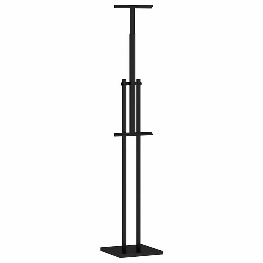 Beursstand Zwart 26,5 x 26,5 x 127 cm Staal
