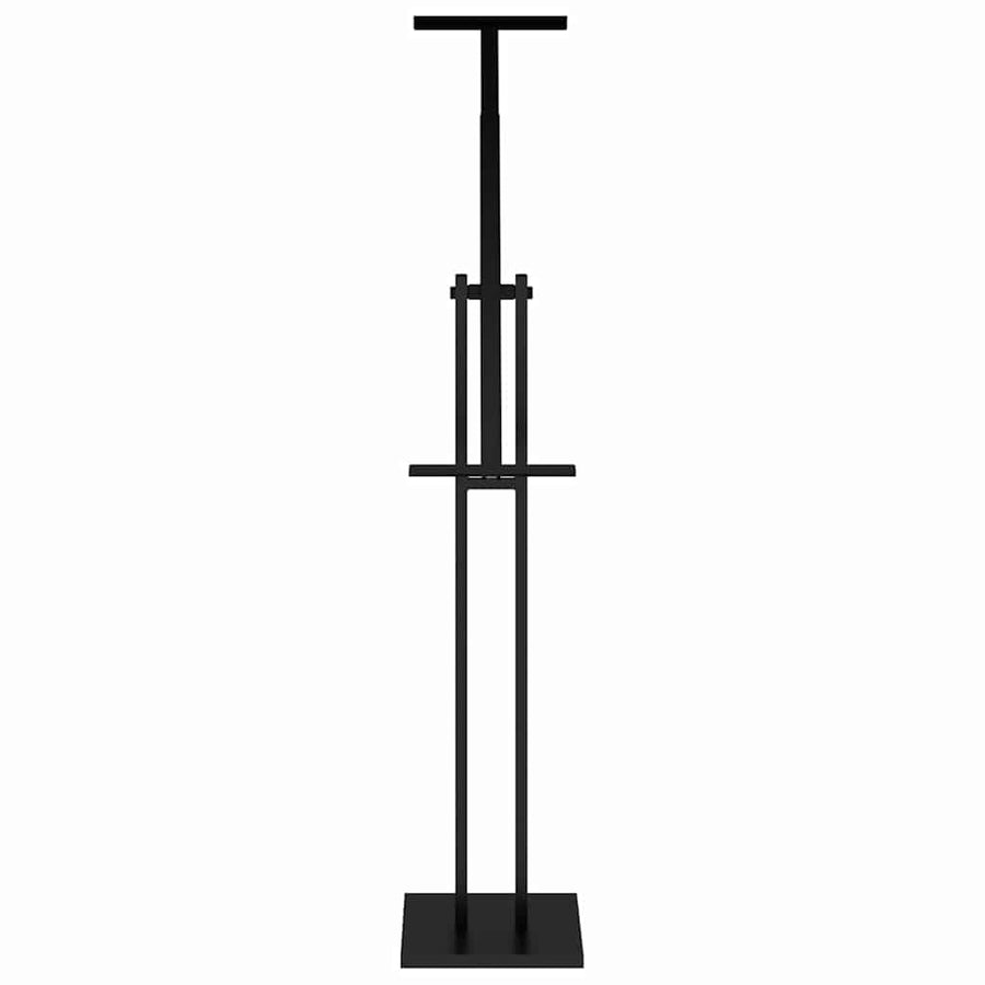 Beursstand Zwart 26,5 x 26,5 x 127 cm Staal