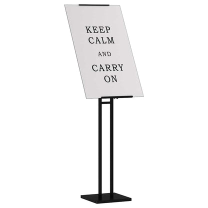Beursstand Zwart 26,5 x 26,5 x 127 cm Staal