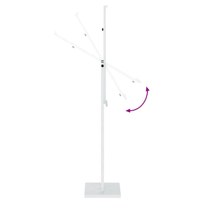 Beurs Displays Wit 26,5 x 26,5 x 127 cm Staal
