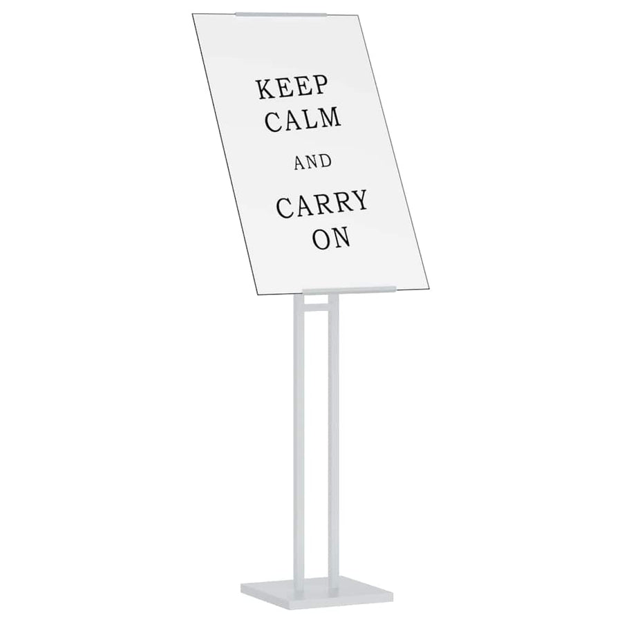Beurs Displays Wit 26,5 x 26,5 x 127 cm Staal