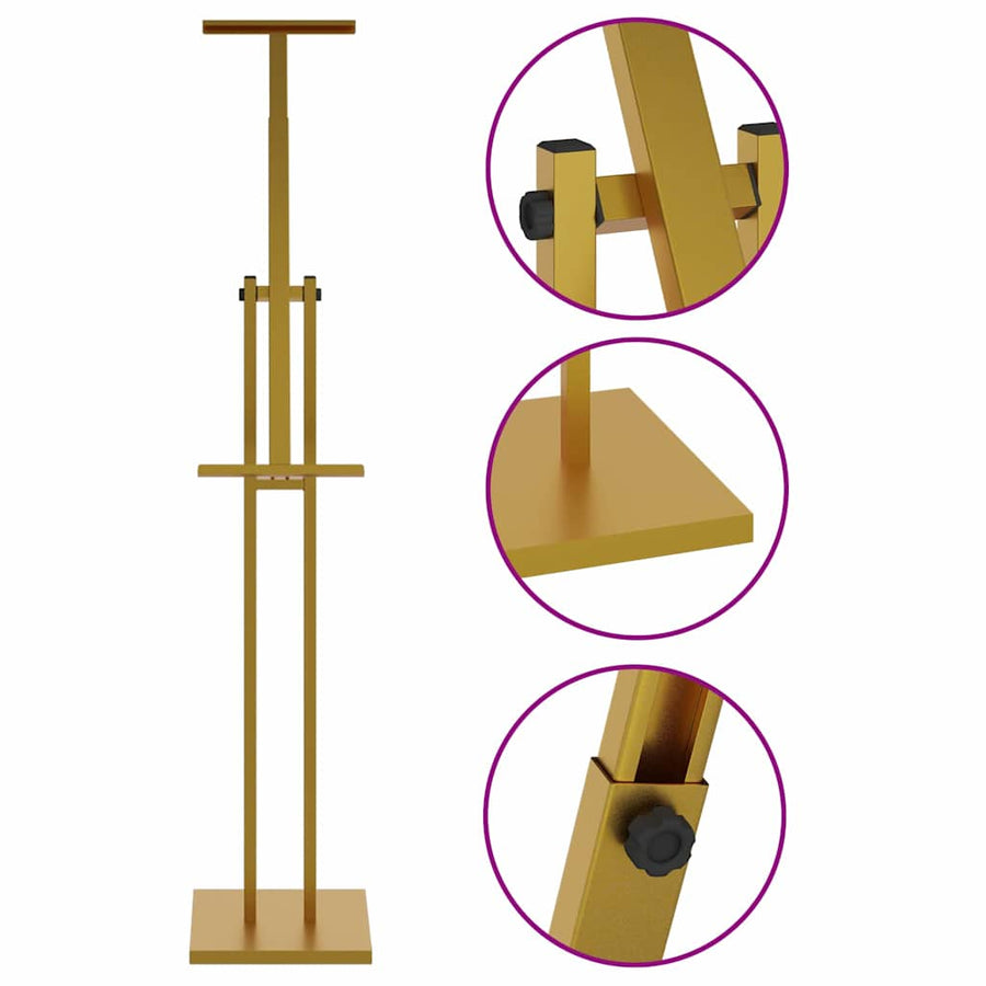 Beurs Displays Goud 26,5 x 26,5 x 127 cm Staal