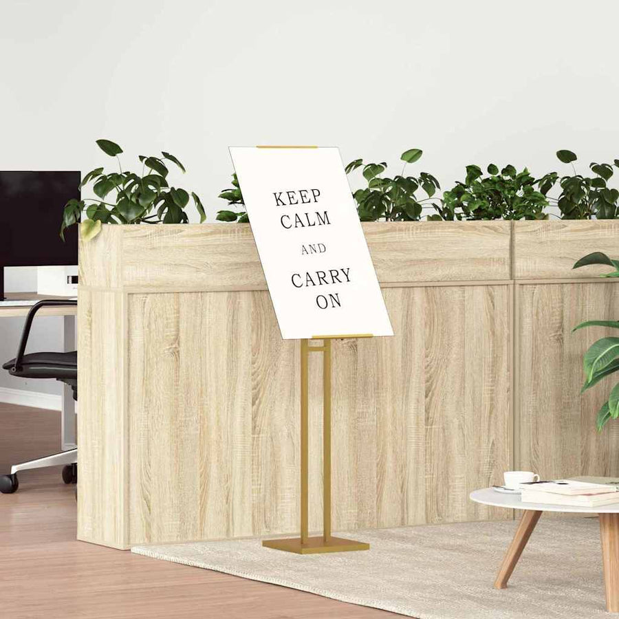 Beurs Displays Goud 26,5 x 26,5 x 127 cm Staal