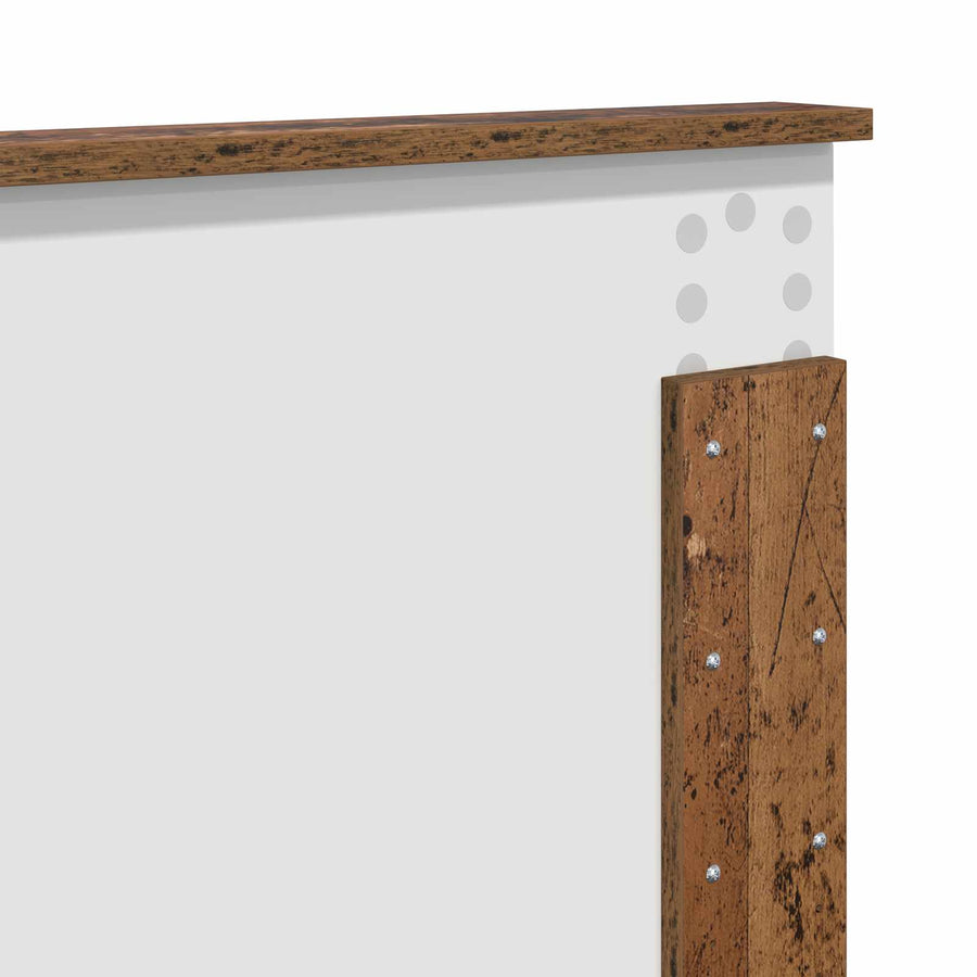 Bedframe Met Hoofdeinde Oudhout Bewerkt Hout Oud Hout 120 x 200 cm