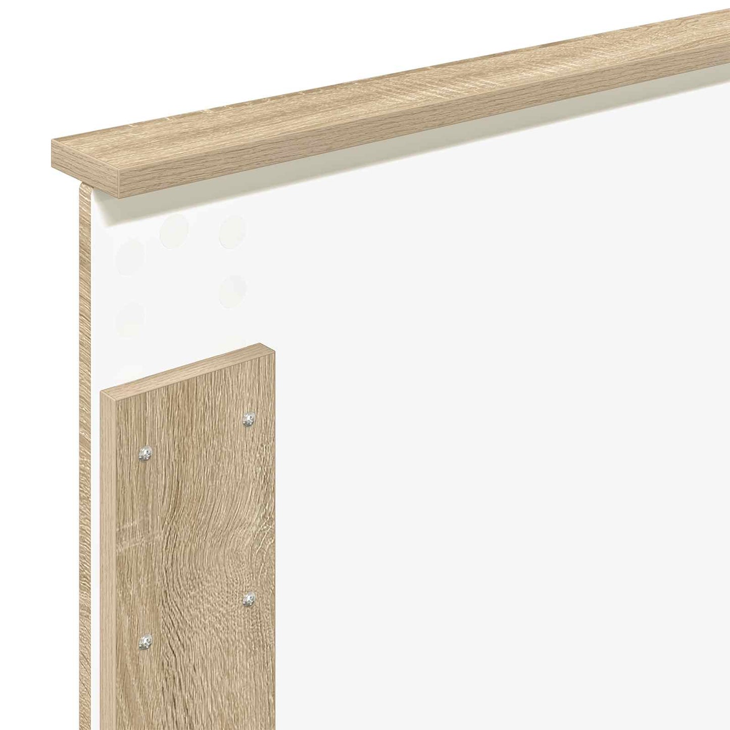 Bedframe Met Hoofdeinde Sonoma Bewerkt Hout Sonoma Eiken 100 x 200 cm