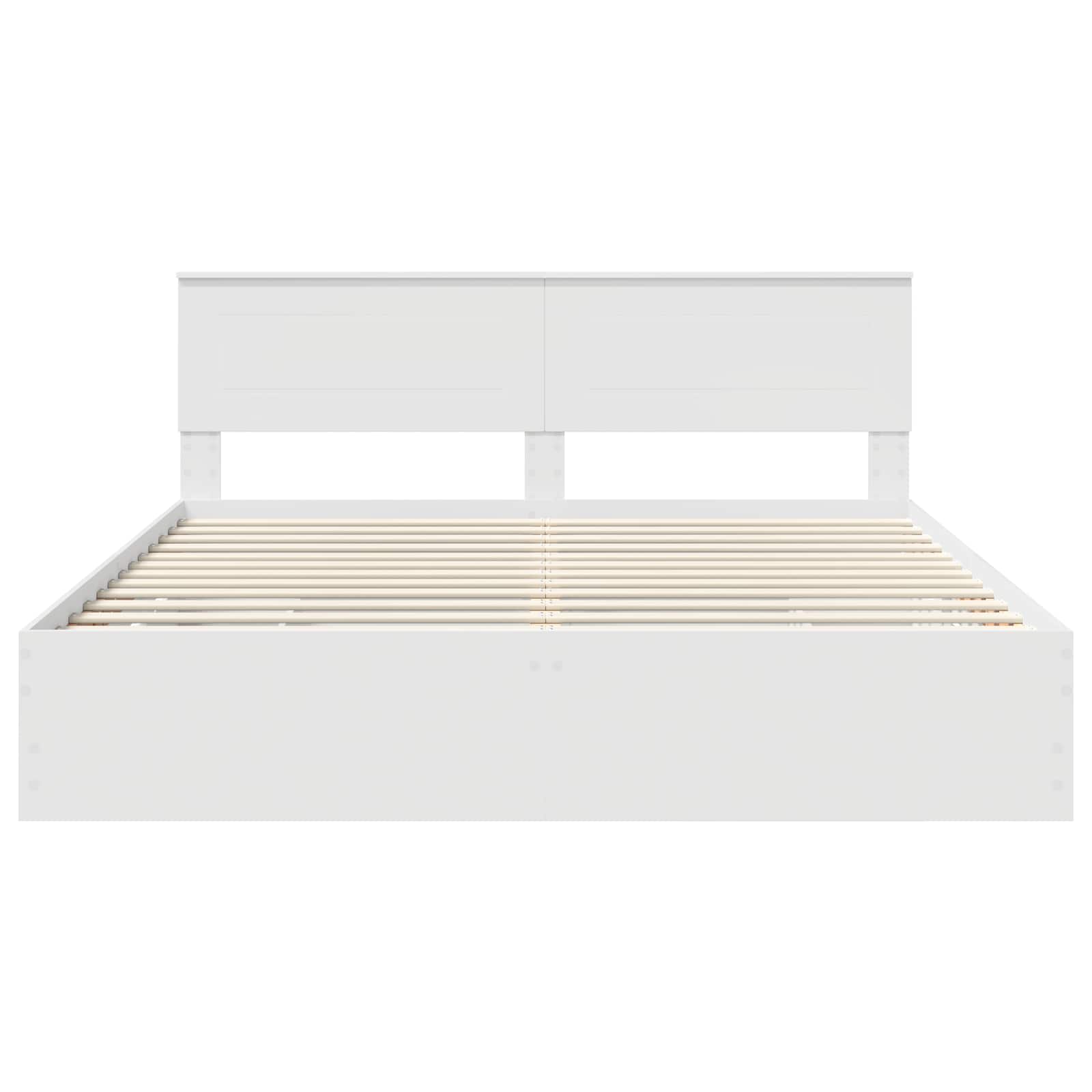 Bedframe met lade met opslag Wit 180 x 200 cm Ingenieurshout