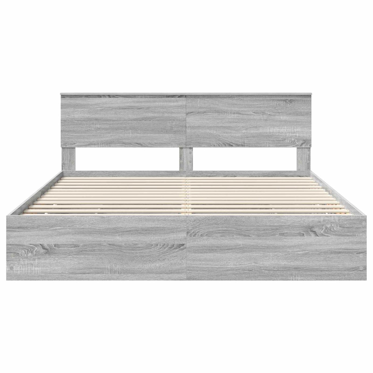 Bedframe met lade Grijs Sonoma 180 x 200 cm Ingenieurshout