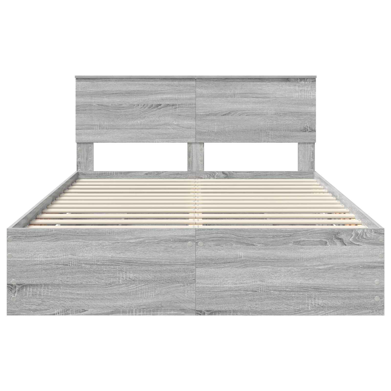 Bedframe met lade Grijs Sonoma 150 x 200 cm Ingenieurshout