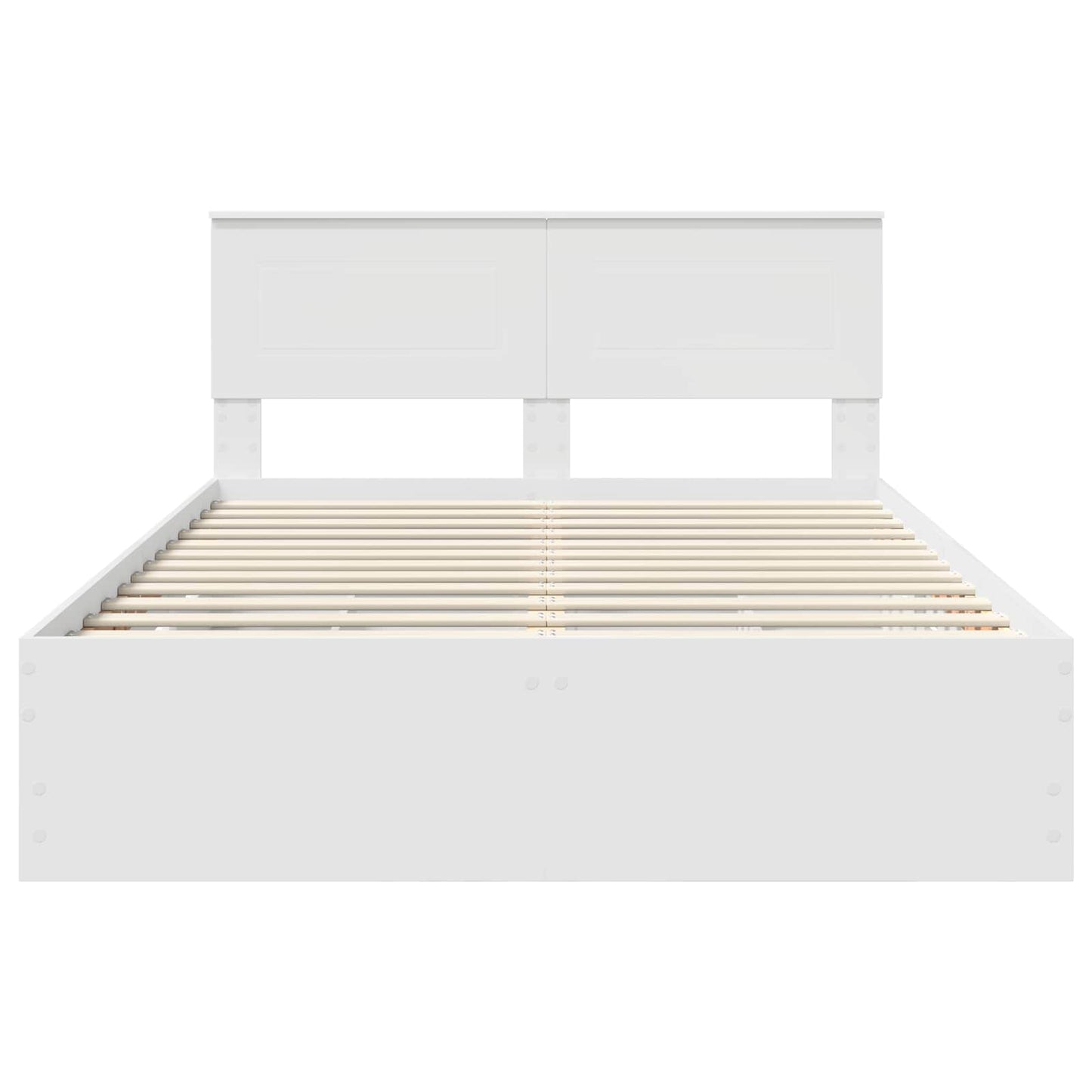 Bedframe met lade met opslag Wit 140 x 190 cm Ingenieurshout