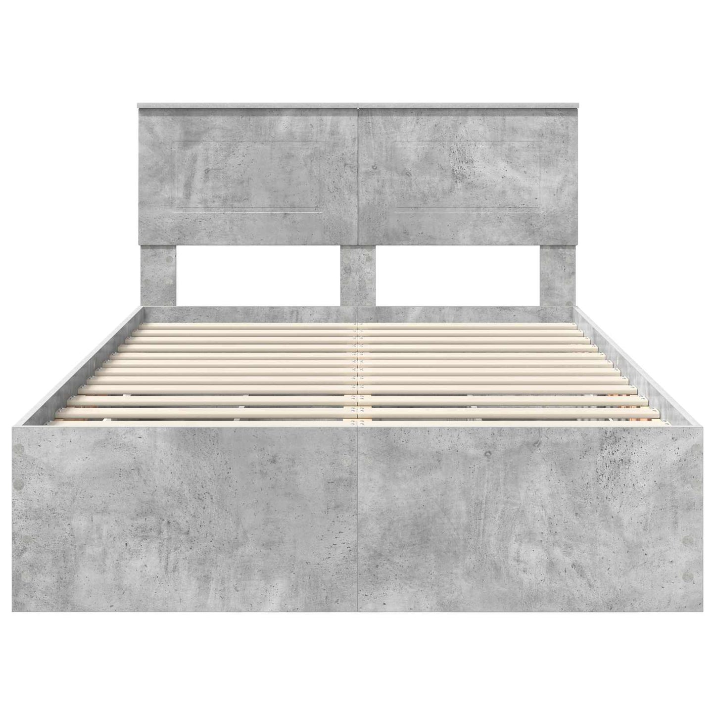 Bedframe met lade Beton Grijs 135 x 190 cm Ingenieurshout