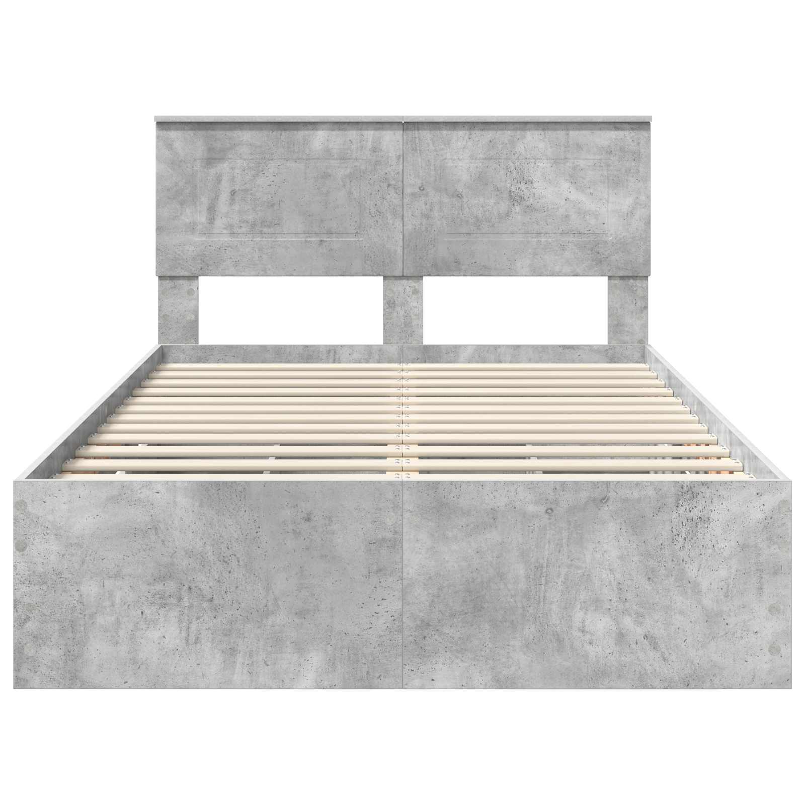 Bedframe met lade Beton Grijs 135 x 190 cm Ingenieurshout