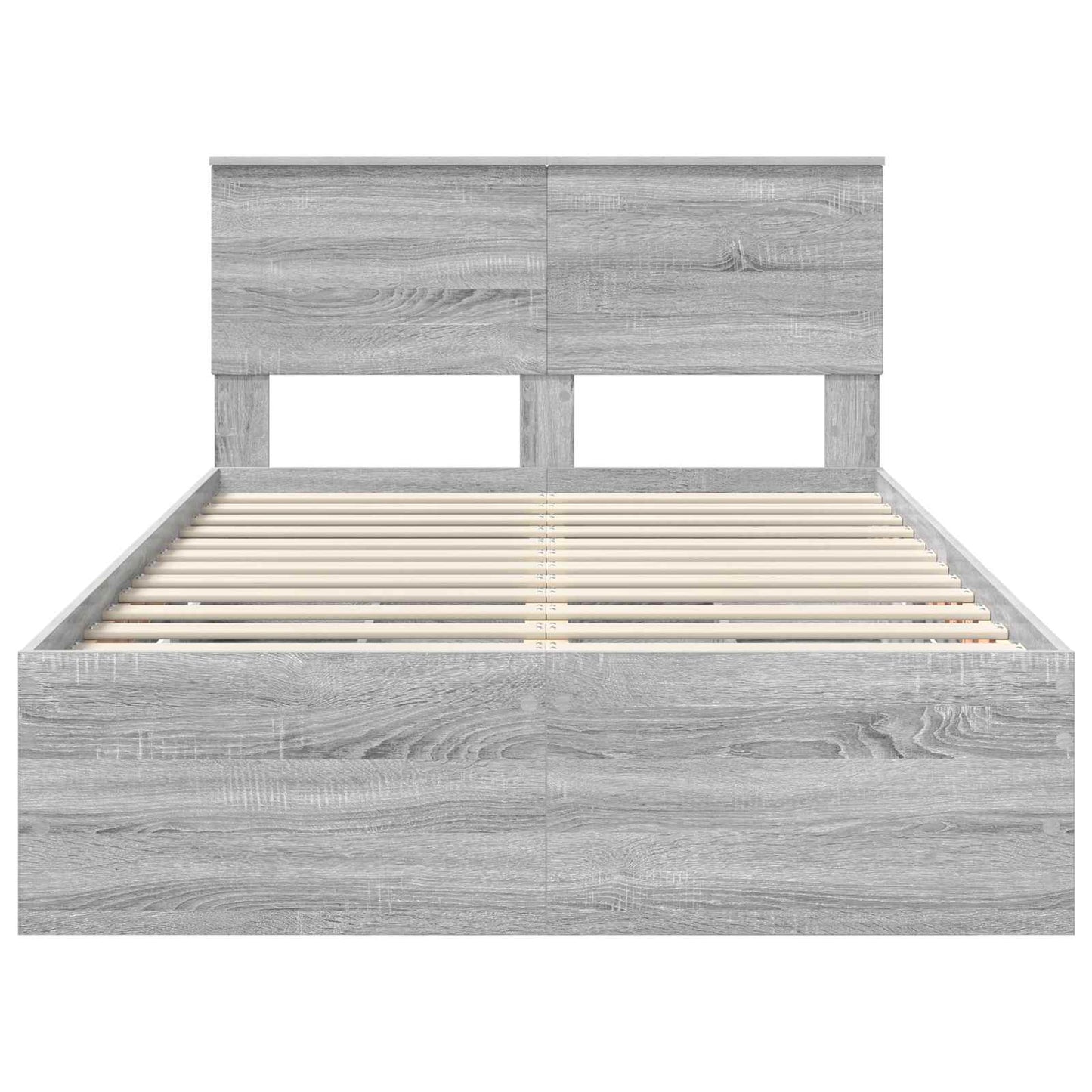 Bedframe met lade Grijs Sonoma 120 x 190 cm Ingenieurshout