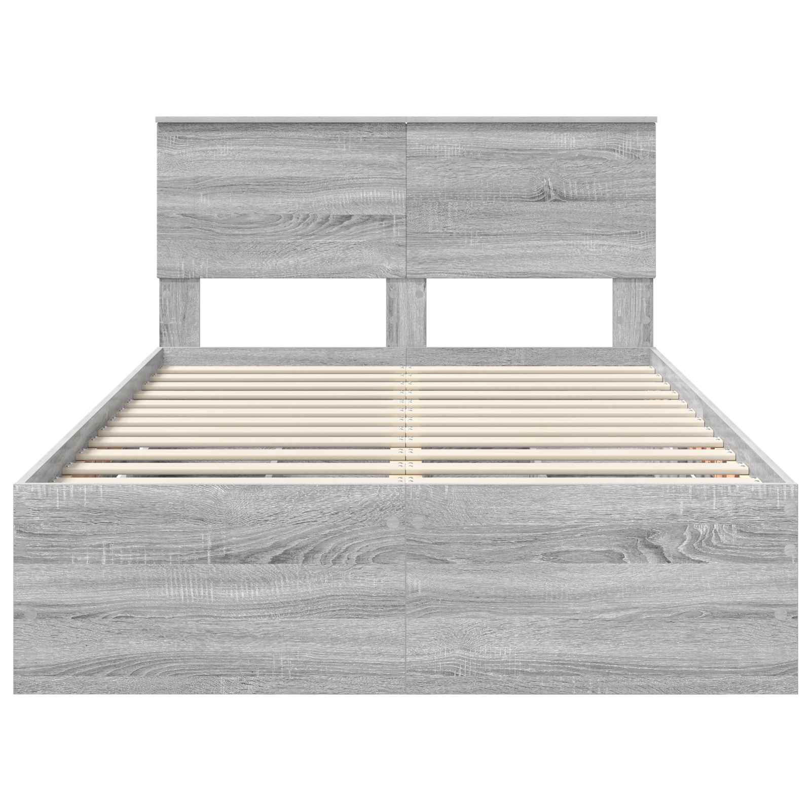 Bedframe met lade Grijs Sonoma 120 x 190 cm Ingenieurshout