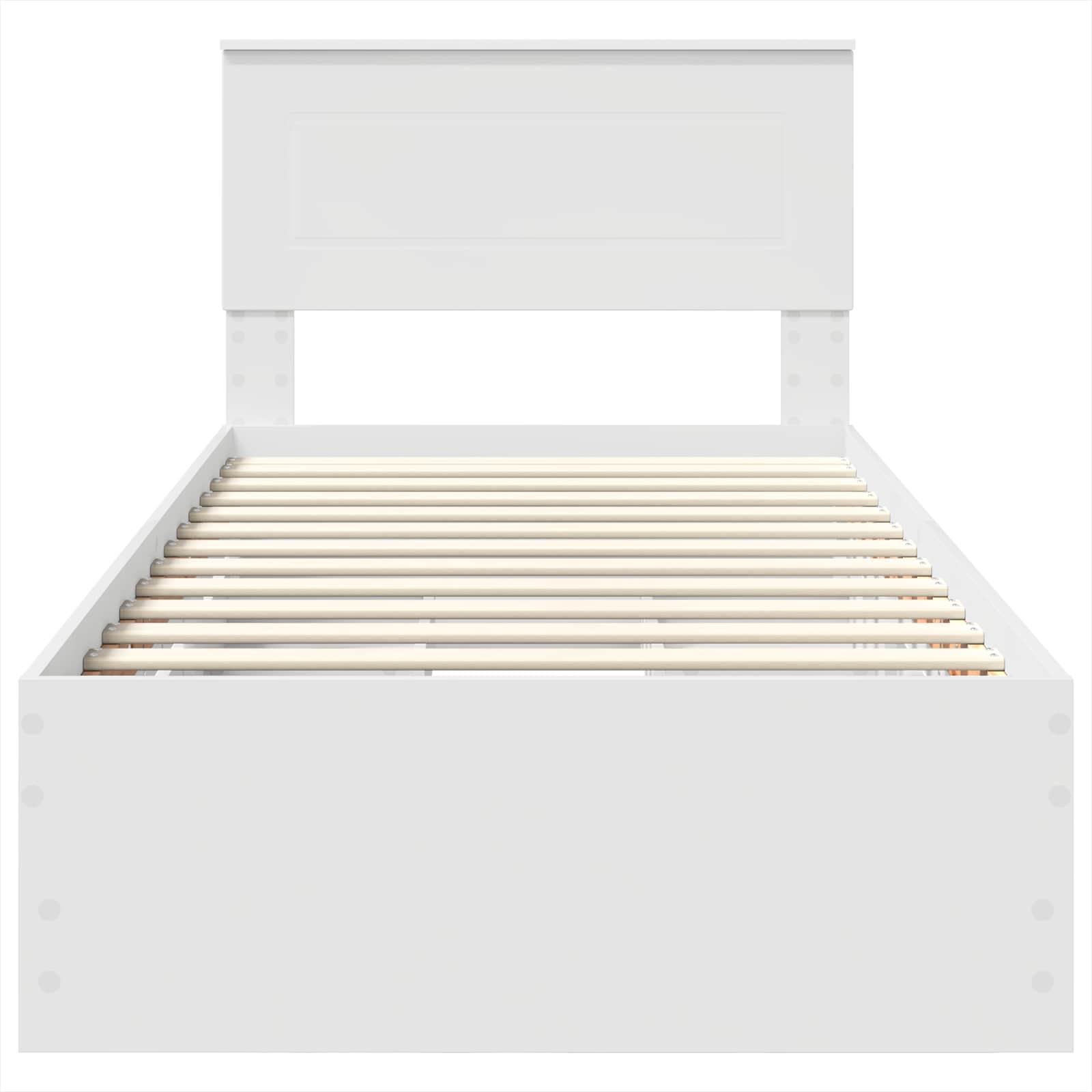 Bedframe met lade met opslag Wit 100 x 200 cm Ingenieurshout