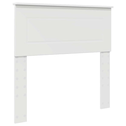Bedframe met lade met hoofdeinde Wit 90 x 200 cm Ingenieurshout