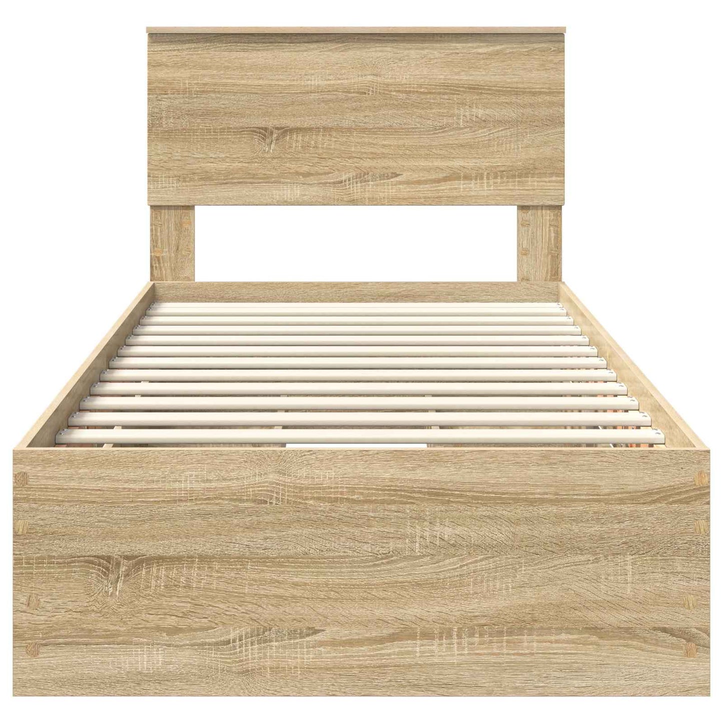 Bedframe met lade Sonoma Eiken 75 x 190 cm Ingenieurshout