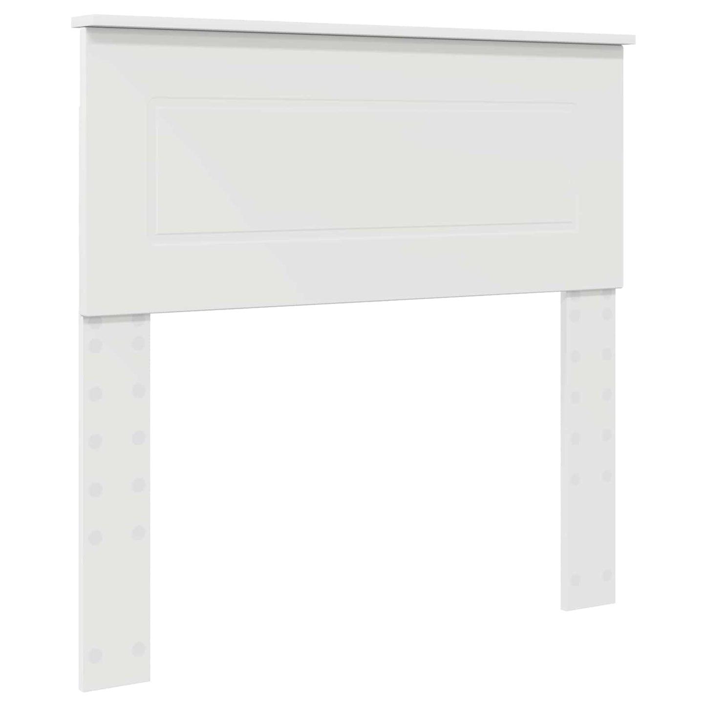 Bedframe met plank met hoofdeinde Wit 100 x 200 cm Bewerkt hout