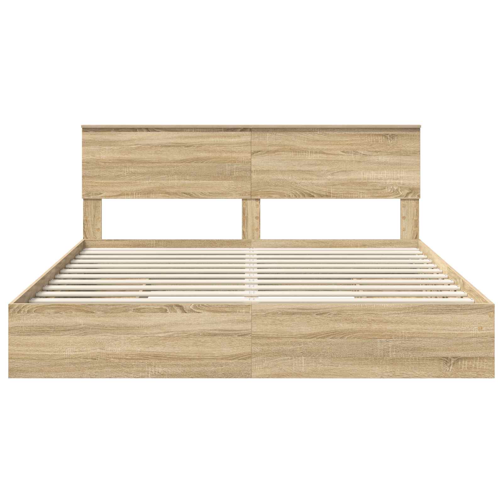 Opslag bed met lade Sonoma Eiken 180 x 200 cm Bewerkt hout