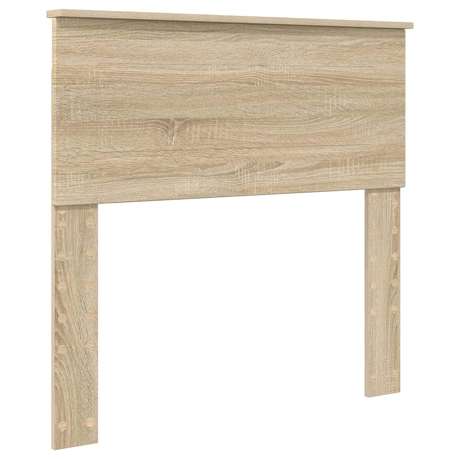 Opslag bed met hoofdeinde Sonoma Eiken 90 x 190 cm Bewerkt hout