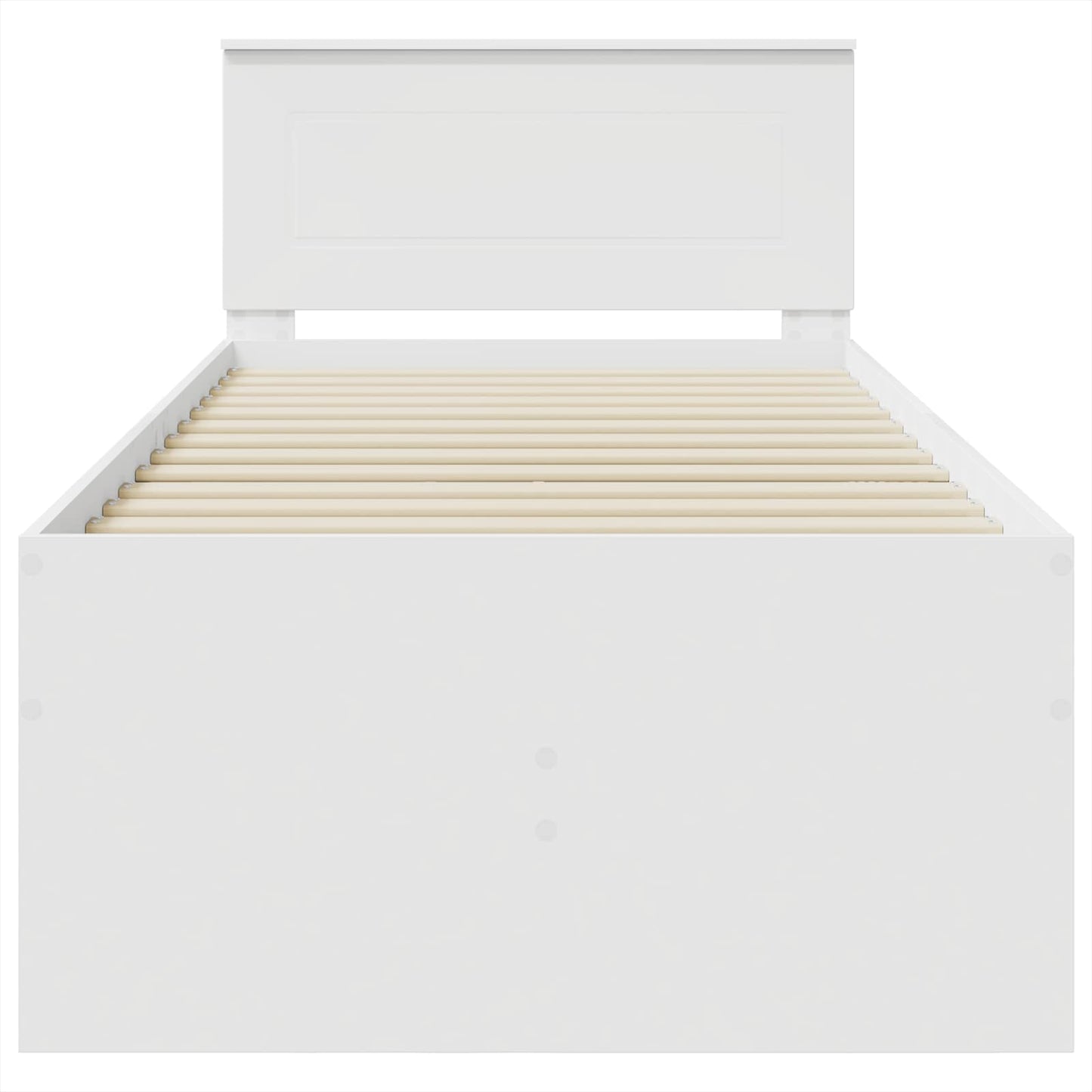 Slaapbank met lade Wit en zwart 75 x 190 cm Bewerkt hout