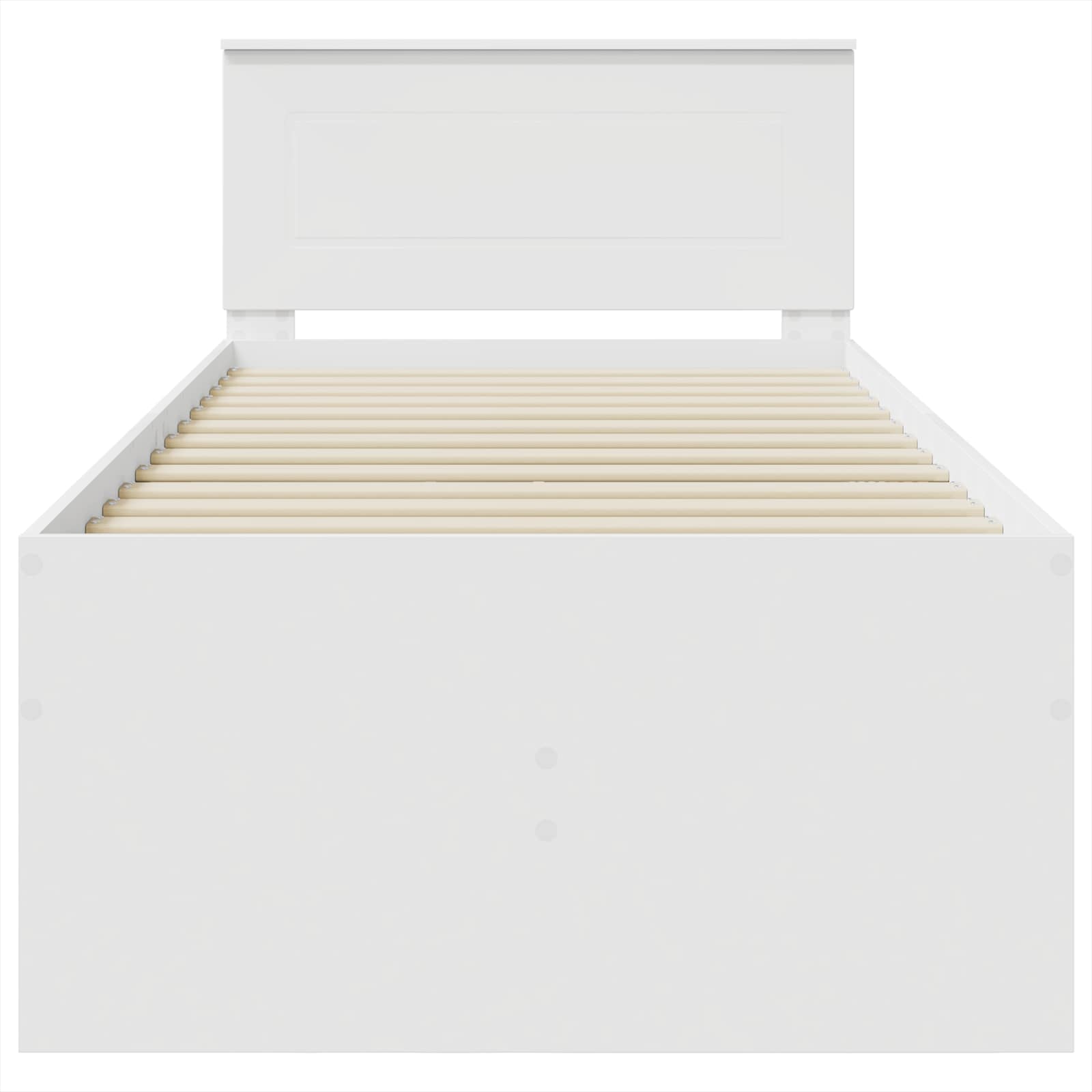 Slaapbank met lade Wit en zwart 75 x 190 cm Bewerkt hout