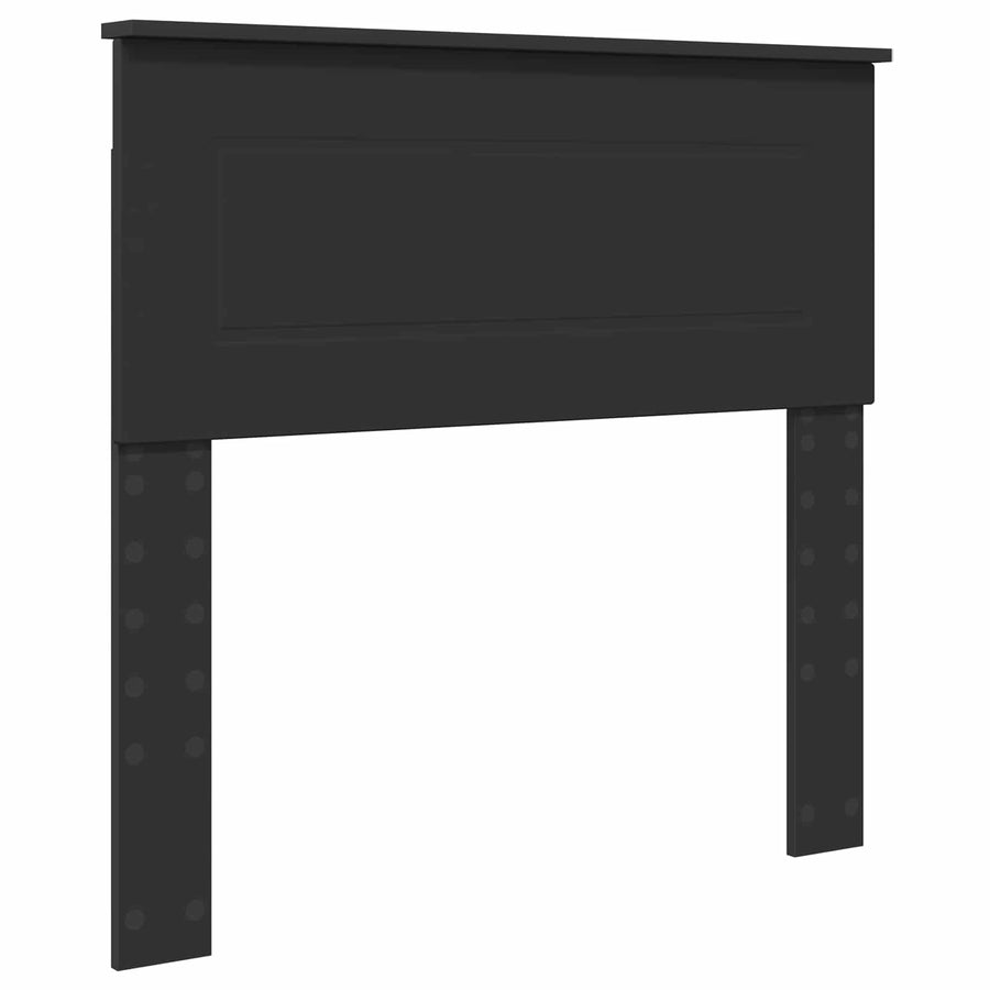 Slaapbank met lade met opslag Zwart 75 x 190 cm Bewerkt hout