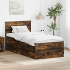 Bedframe gerookt eiken 90x190 cm