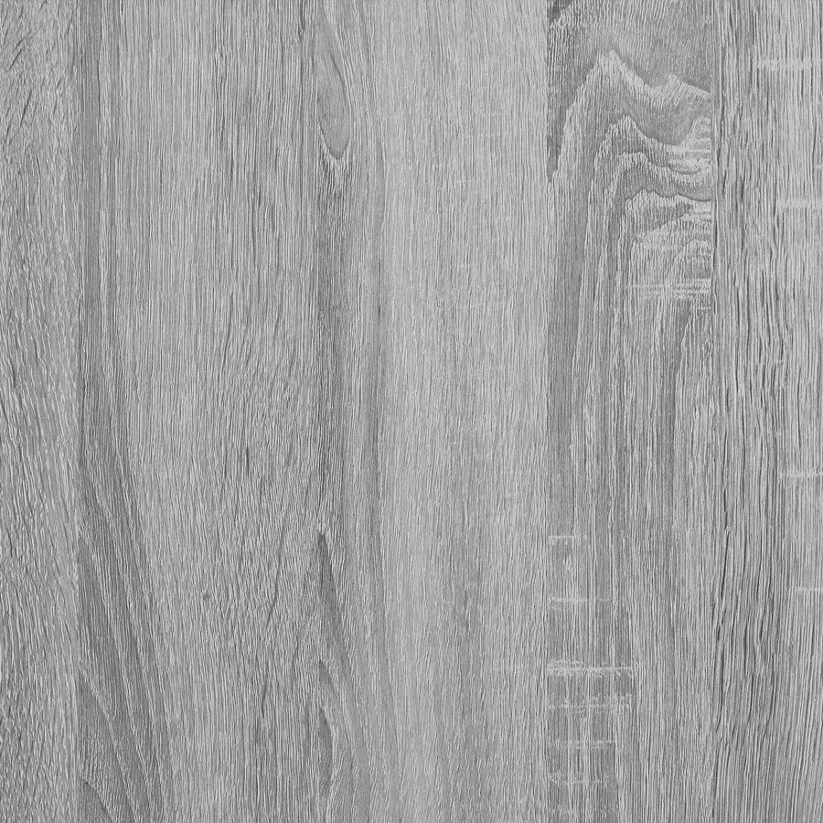 Bedframe met hoofdeinde Grijs Sonoma 75 x 190 cm Bewerkt hout