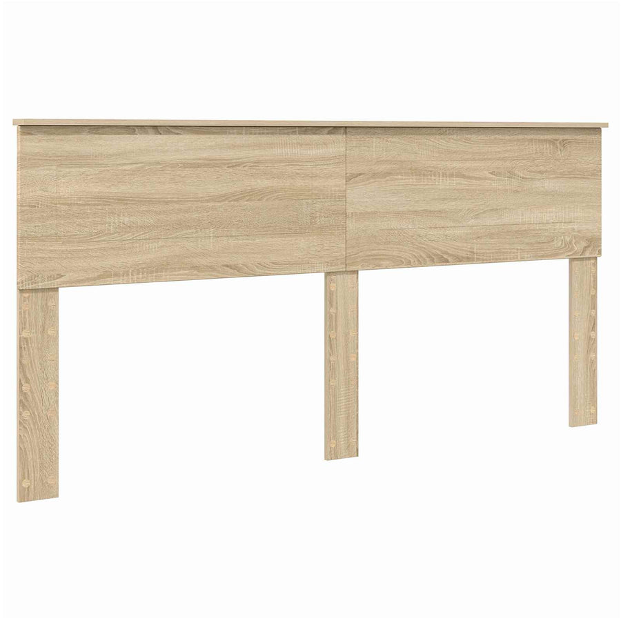 Bedframe met hoofdeinde Sonoma Eiken 180 x 200 cm Bewerkt hout